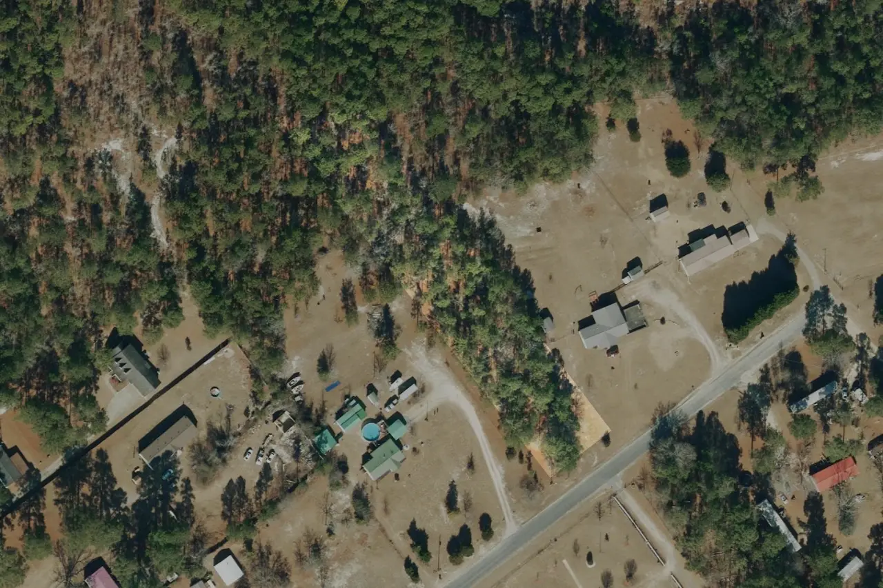 Farley Rd — aerial view with approximate parcel outline