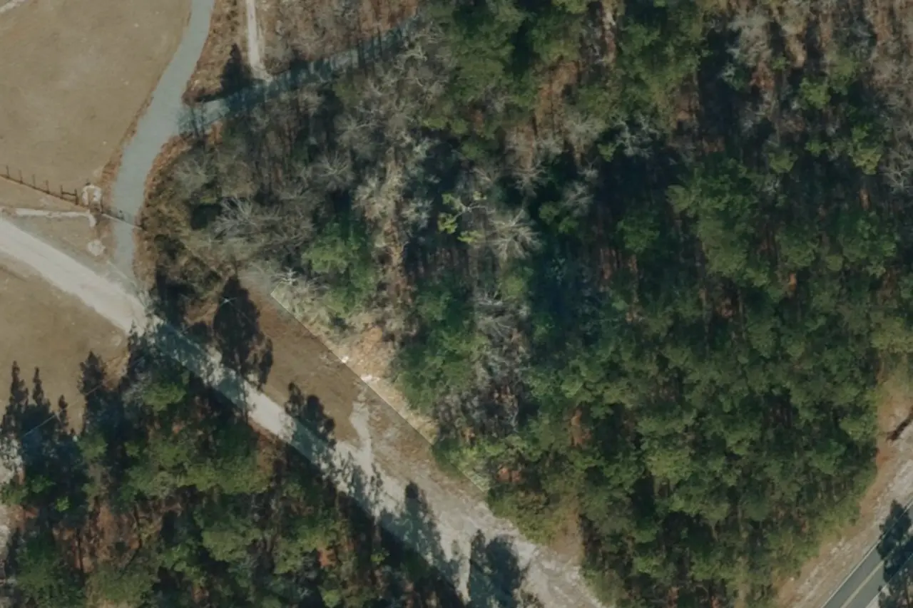 70 N Forsythe Ln — aerial view with approximate parcel outline