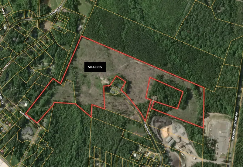 Simpson Road — lease area map